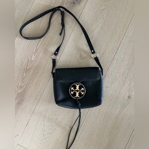 Tory Burch Black and Gold Crossbody Bag
